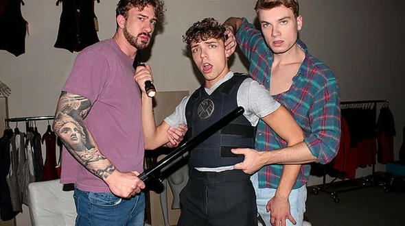 Covering the Law’s Ass with Cum: Who’s in Charge Now? – Jack Valor, Caden Dior, Evan Jordie