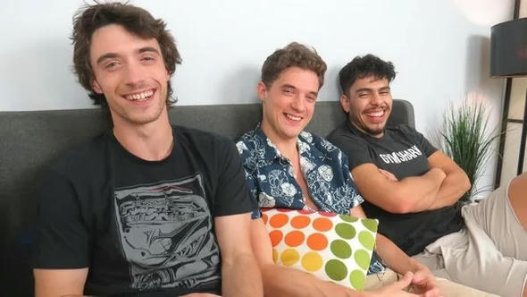 Andy Takes Two Cocks Double Penetrated – Ricky Bobby, Andy Adler, Bruce Garcia