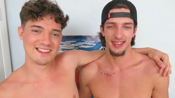 Mason Brooks Gives Andy Adler Bareback Creampie
