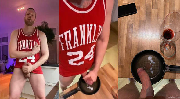 Tim Kruger – Panfried CUM Omelett With A Nice RedWine