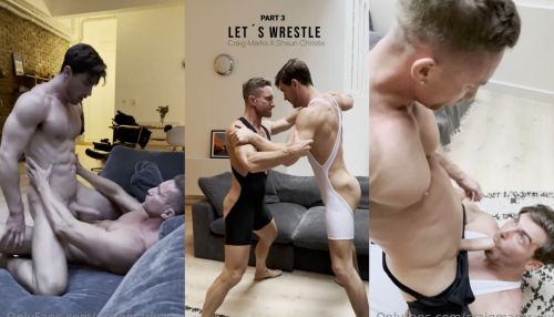Craig Marks wrestling Shaun Christie
