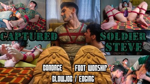 Captured Steve – Sexy Hunk Straight Soldier end being the BBC (Bondage Birthday Cake) of my femboy asian foot fetish friend