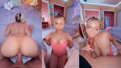 Therealbrittfit Pink Lingerie Sex Tape Video Leaked